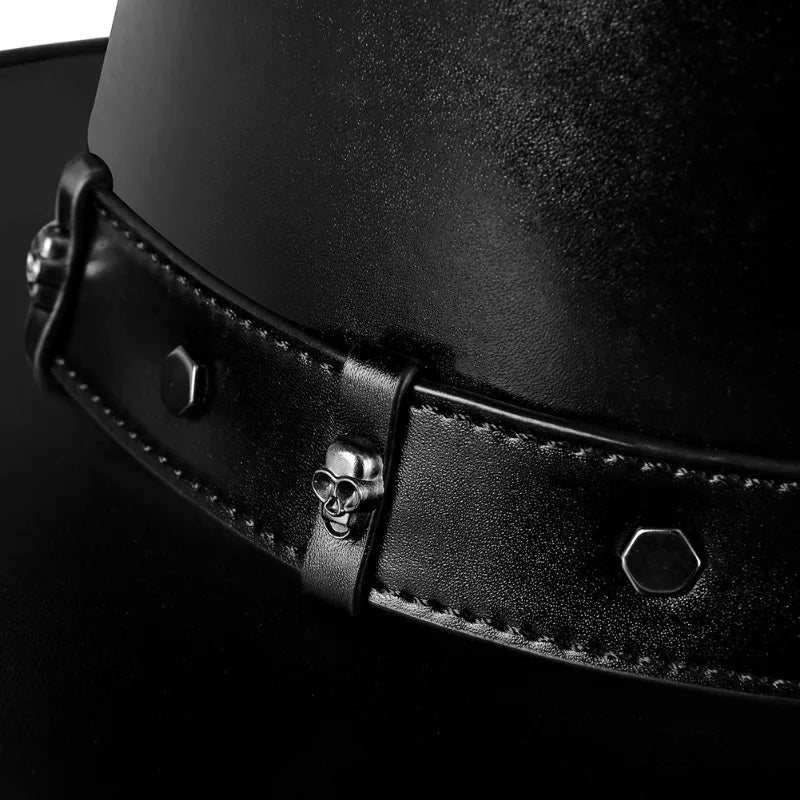 Chapeau Melon Steampunk – Noir
